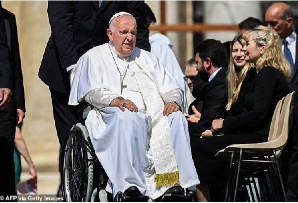 Hospital reports that Pope Francis is awake and cracking jokes following surgery for his hernia and intestines