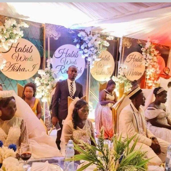 A Ugandan businessman marries 7 wives on the same day