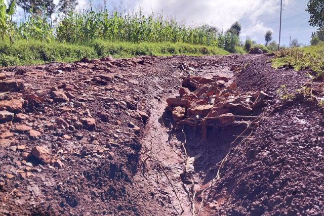 Impassable rural roads in Kenya