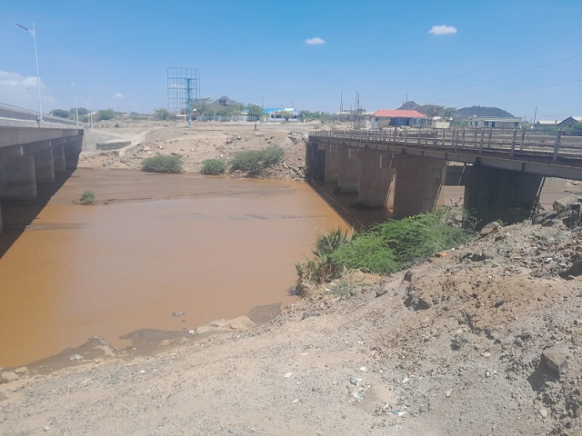 The Turkwel River in Lodwar Town 