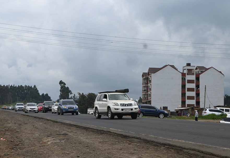 Truck camping in Kenya